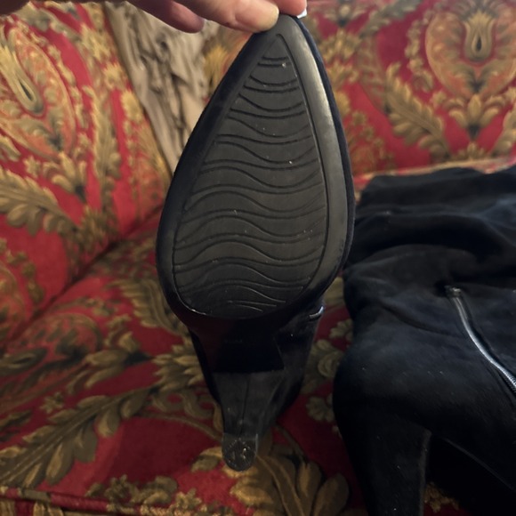 Womens Knee High Suede Boots size 7.5 - Picture 5 of 7